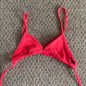 Coral jolyn cross back swimsuit top